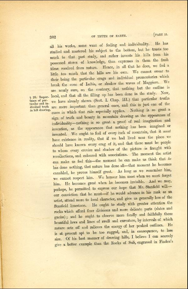 'Modern Painters' Volume I (1846 edition): Part II: Section IV: Chapter III: Page 302