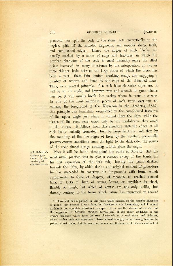 'Modern Painters' Volume I (1846 edition): Part II: Section IV: Chapter IV: Page 306