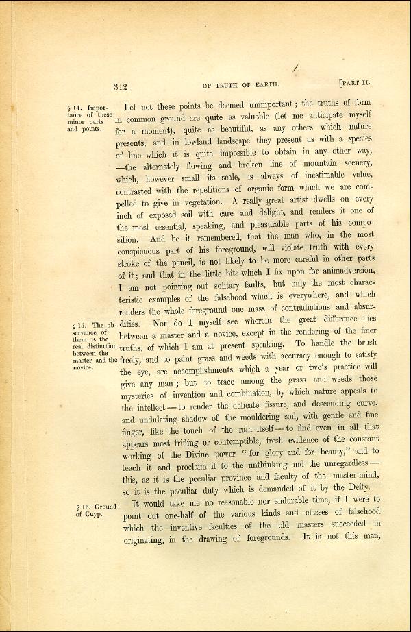 'Modern Painters' Volume I (1846 edition): Part II: Section IV: Chapter IV: Page 312