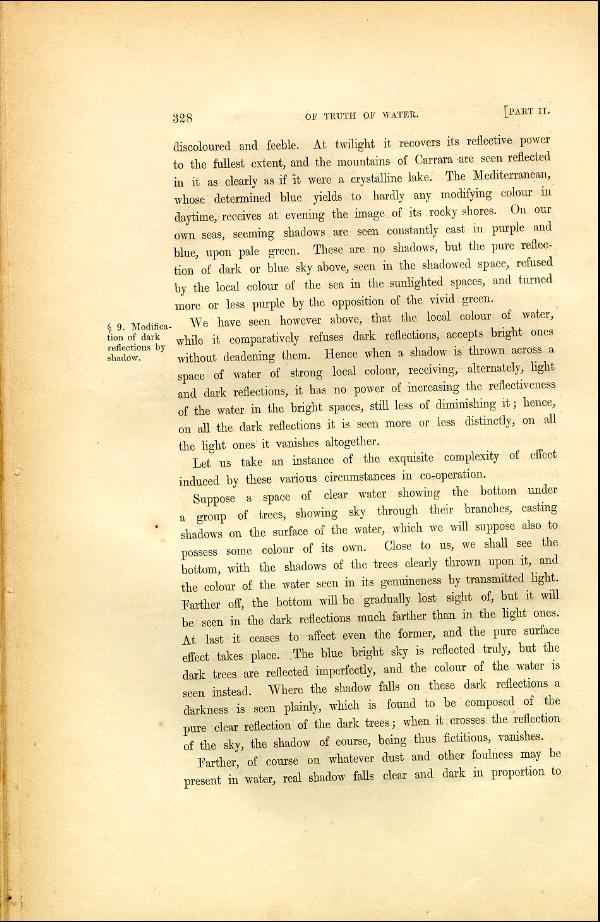 'Modern Painters' Volume I (1846 edition): Part II: Section V: Chapter I: Page 328