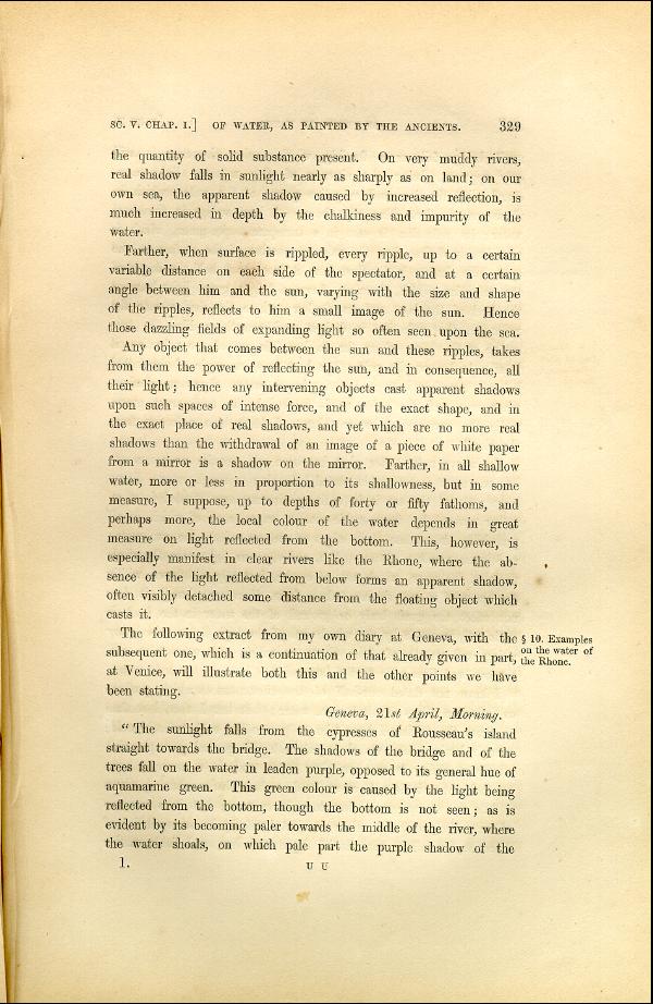 'Modern Painters' Volume I (1846 edition): Part II: Section V: Chapter I: Page 329