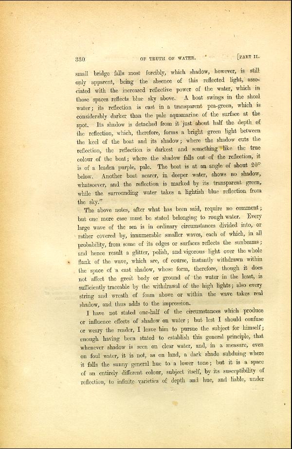 'Modern Painters' Volume I (1846 edition): Part II: Section V: Chapter I: Page 330