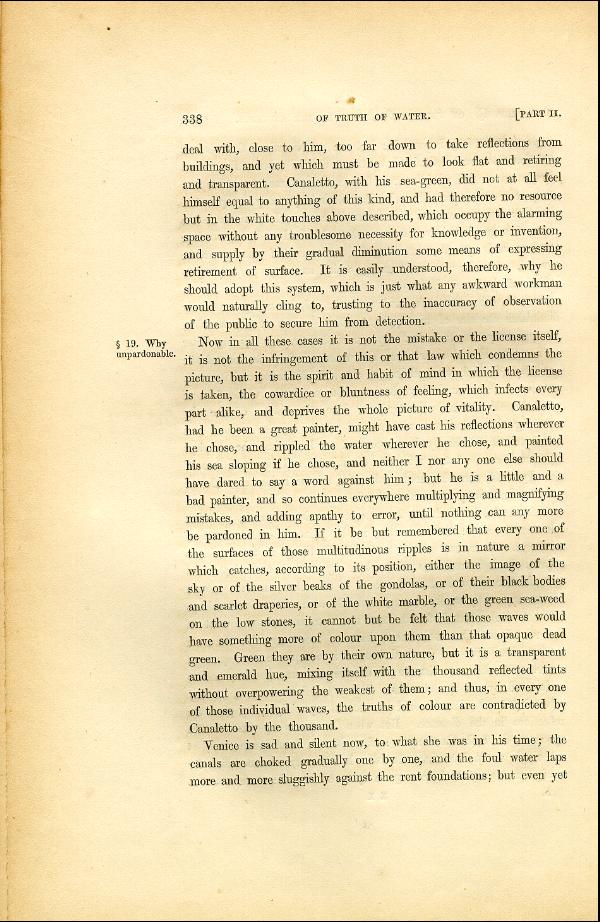 'Modern Painters' Volume I (1846 edition): Part II: Section V: Chapter I: Page 338