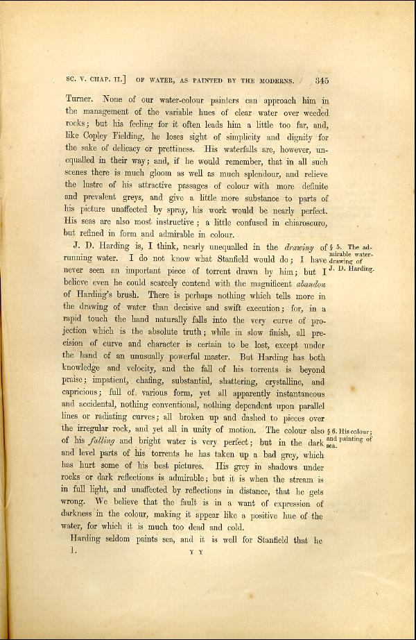 'Modern Painters' Volume I (1846 edition): Part II: Section V: Chapter II: Page 345