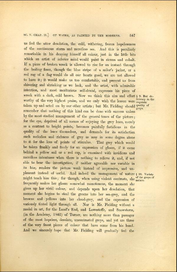 'Modern Painters' Volume I (1846 edition): Part II: Section V: Chapter II: Page 347