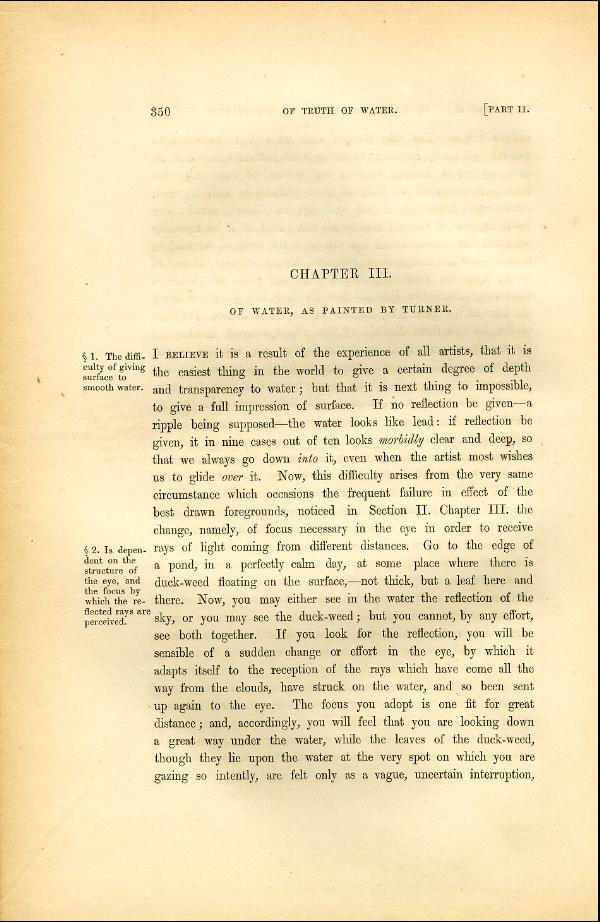 'Modern Painters' Volume I (1846 edition): Part II: Section V: Chapter III: Page 350