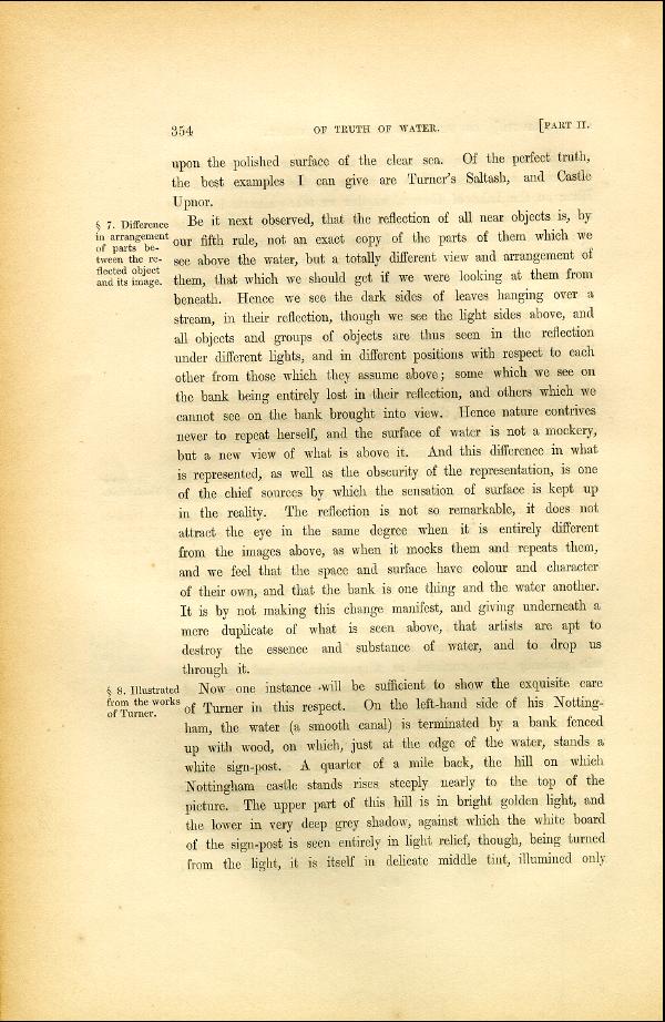 'Modern Painters' Volume I (1846 edition): Part II: Section V: Chapter III: Page 354