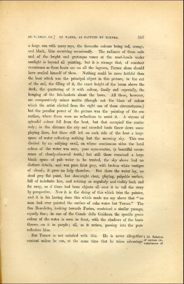 'Modern Painters' Volume I (1846 edition): Part II: Section V: Chapter III: Page 357