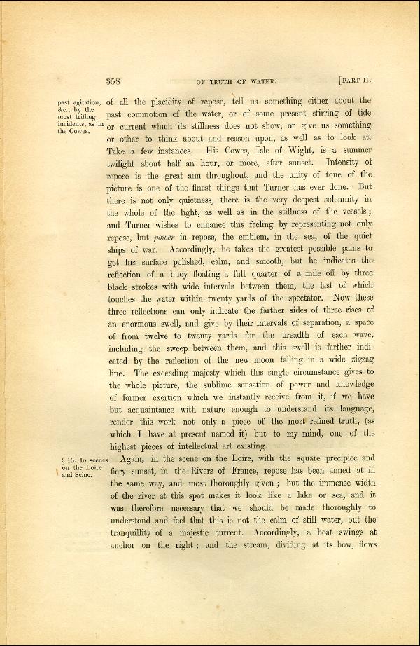 'Modern Painters' Volume I (1846 edition): Part II: Section V: Chapter III: Page 358