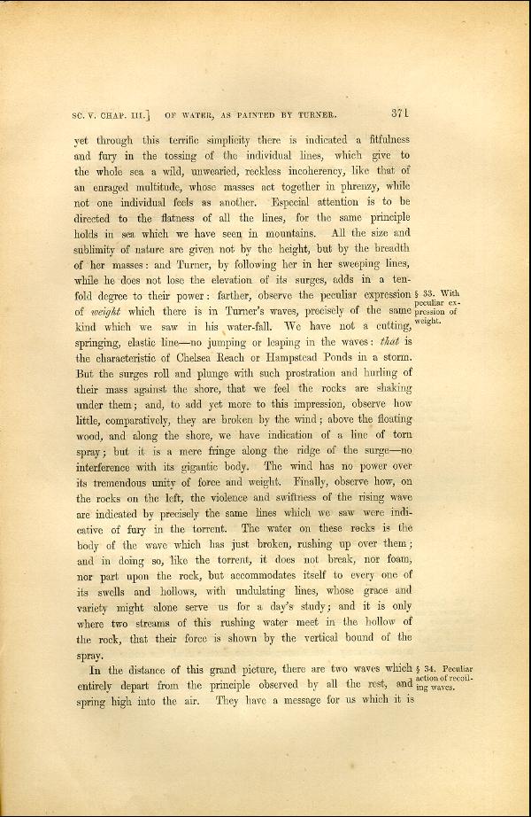 'Modern Painters' Volume I (1846 edition): Part II: Section V: Chapter III: Page 371