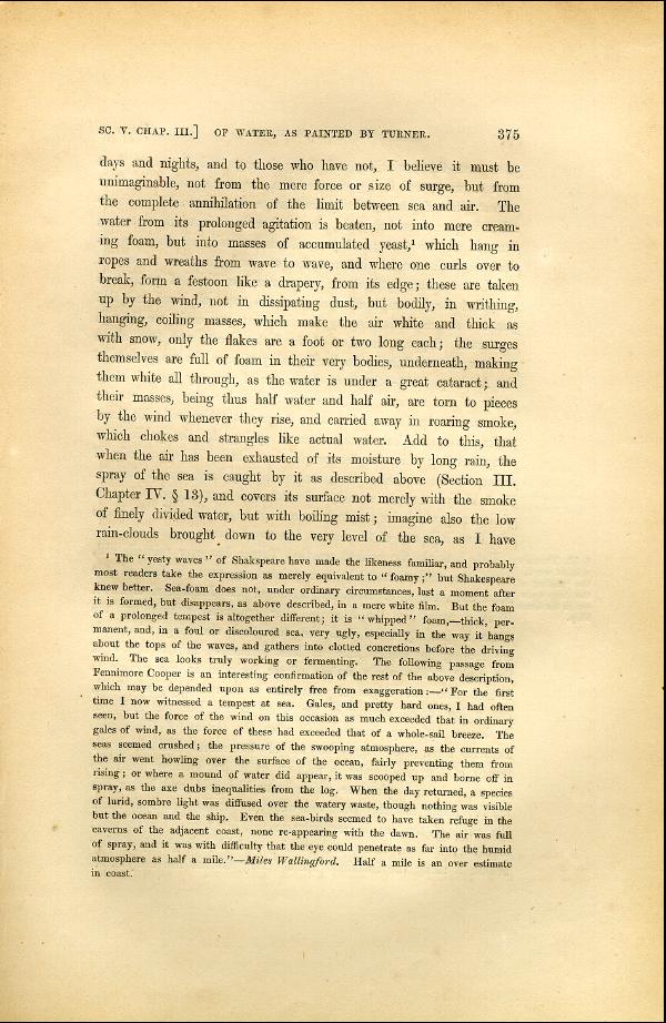 'Modern Painters' Volume I (1846 edition): Part II: Section V: Chapter III: Page 375