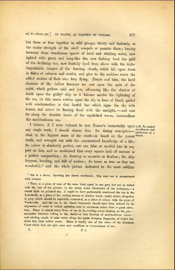 'Modern Painters' Volume I (1846 edition): Part II: Section V: Chapter III: Page 377