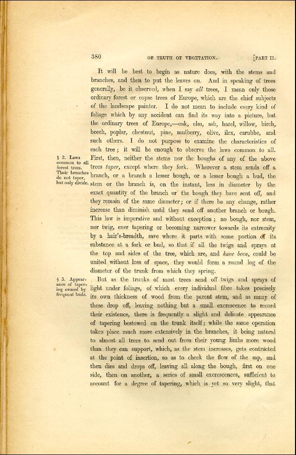 'Modern Painters' Volume I (1846 edition): Part II: Section VI: Chapter I: Page 380