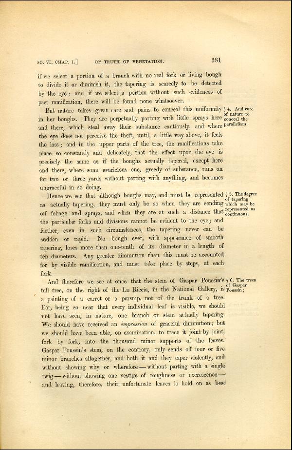 'Modern Painters' Volume I (1846 edition): Part II: Section VI: Chapter I: Page 381