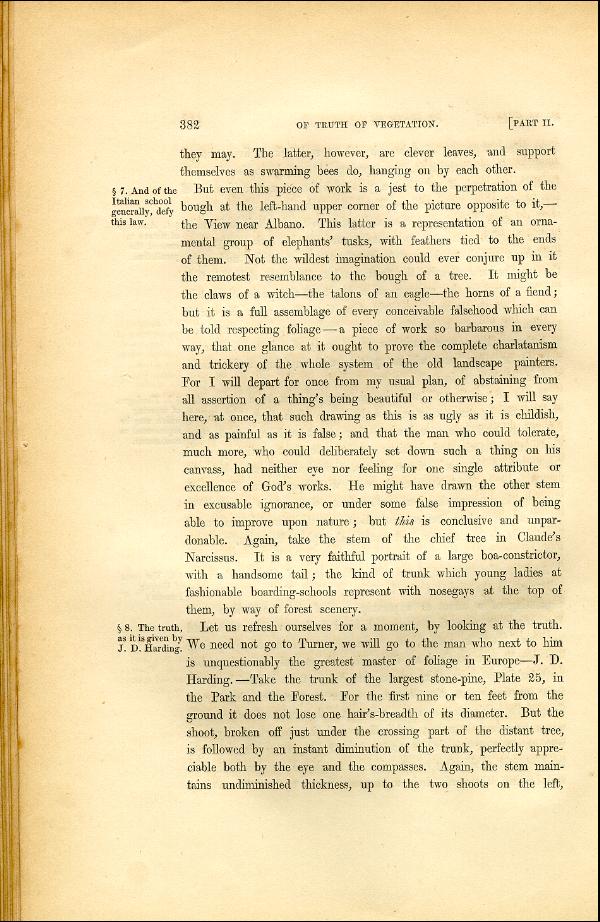 'Modern Painters' Volume I (1846 edition): Part II: Section VI: Chapter I: Page 382