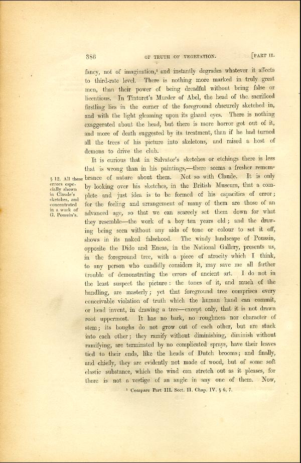 'Modern Painters' Volume I (1846 edition): Part II: Section VI: Chapter I: Page 386