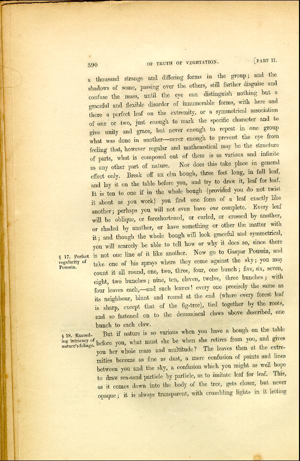 'Modern Painters' Volume I (1846 edition): Part II: Section VI: Chapter I: Page 390