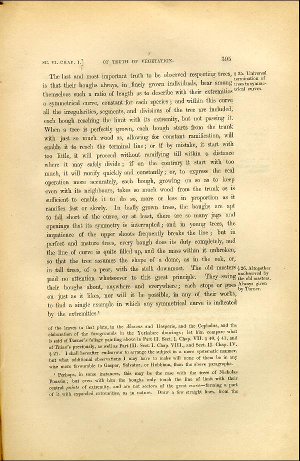 'Modern Painters' Volume I (1846 edition): Part II: Section VI: Chapter I: Page 395