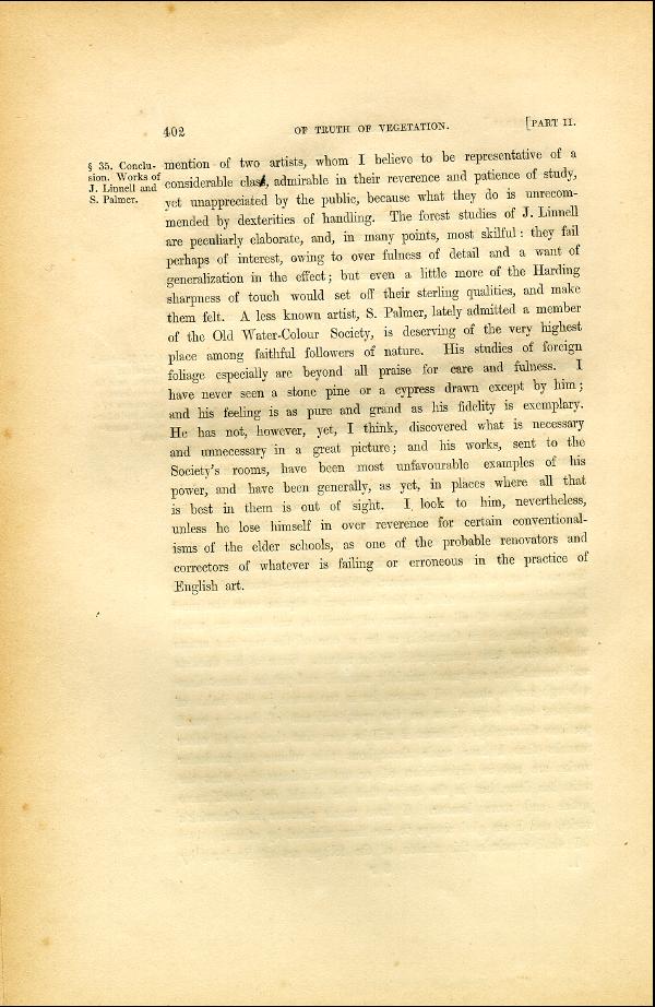 'Modern Painters' Volume I (1846 edition): Part II: Section VI: Chapter I: Page 402