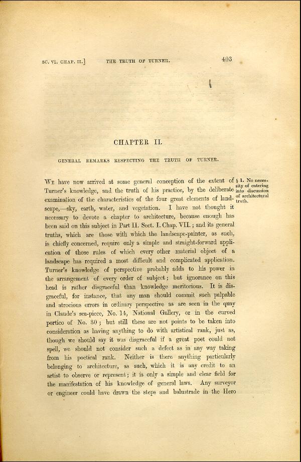 'Modern Painters' Volume I (1846 edition): Part II: Section VI: Chapter II: Page 403