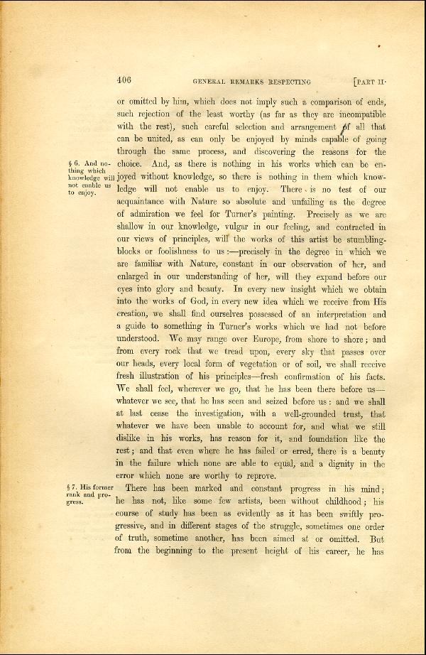 'Modern Painters' Volume I (1846 edition): Part II: Section VI: Chapter II: Page 406