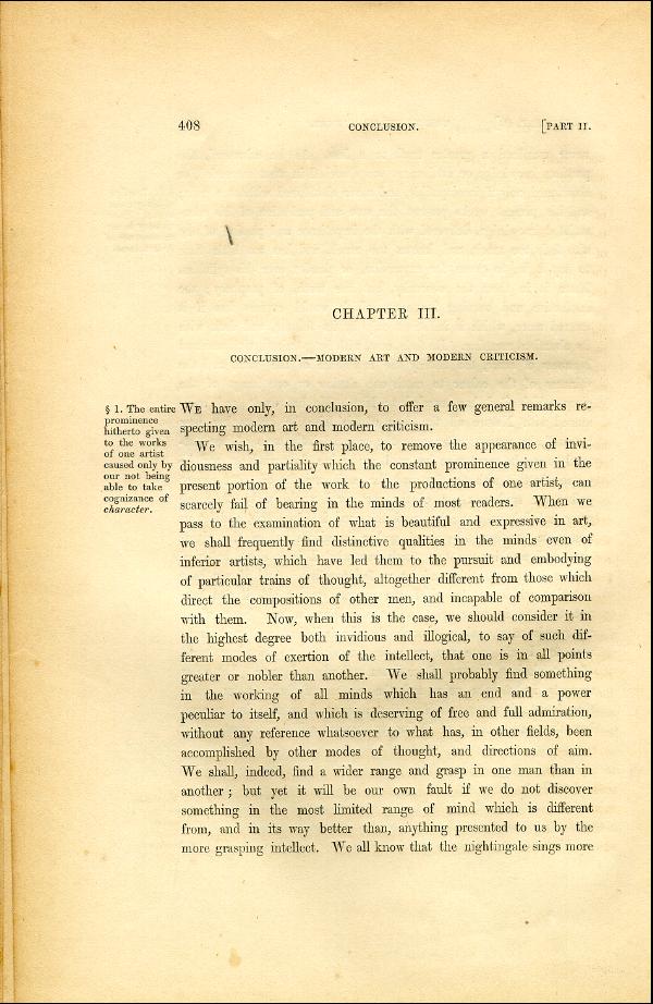 'Modern Painters' Volume I (1846 edition): Part II: Section VI: Chapter III: Page 408