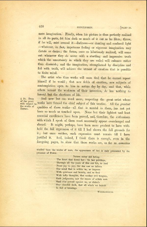 'Modern Painters' Volume I (1846 edition): Part II: Section VI: Chapter III: Page 420