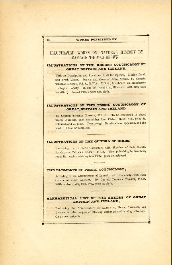 'Modern Painters' Volume I (1846 edition): Back Matter: Page 18