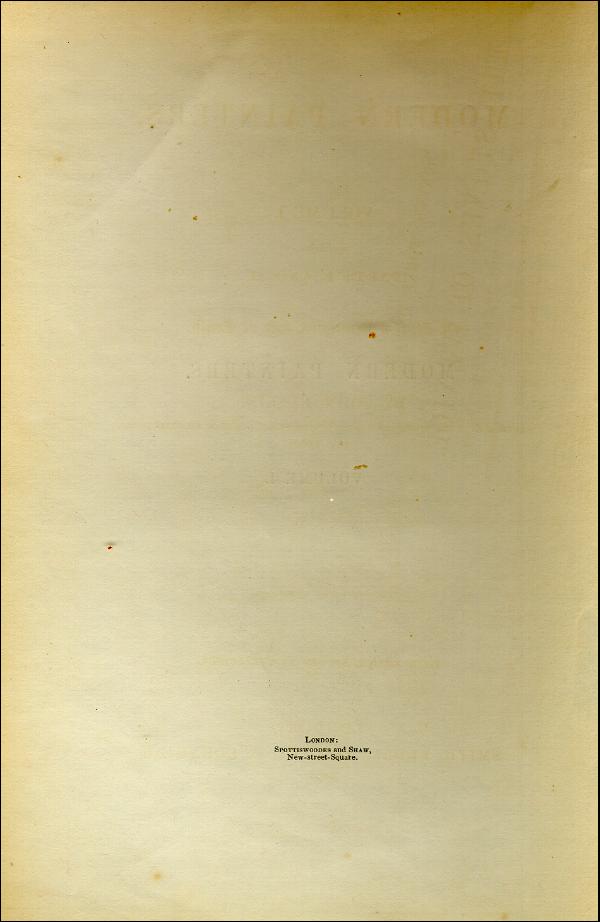 'Modern Painters' Volume I (1851 edition): Front Matter: Title Pages: Page ii