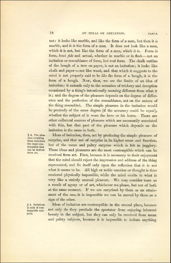 'Modern Painters' Volume I (1851 edition): Part I: Section I: Chapter IV: Page 18