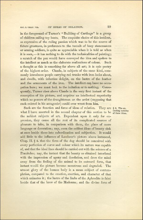 'Modern Painters' Volume I (1851 edition): Part I: Section I: Chapter VII: Page 29