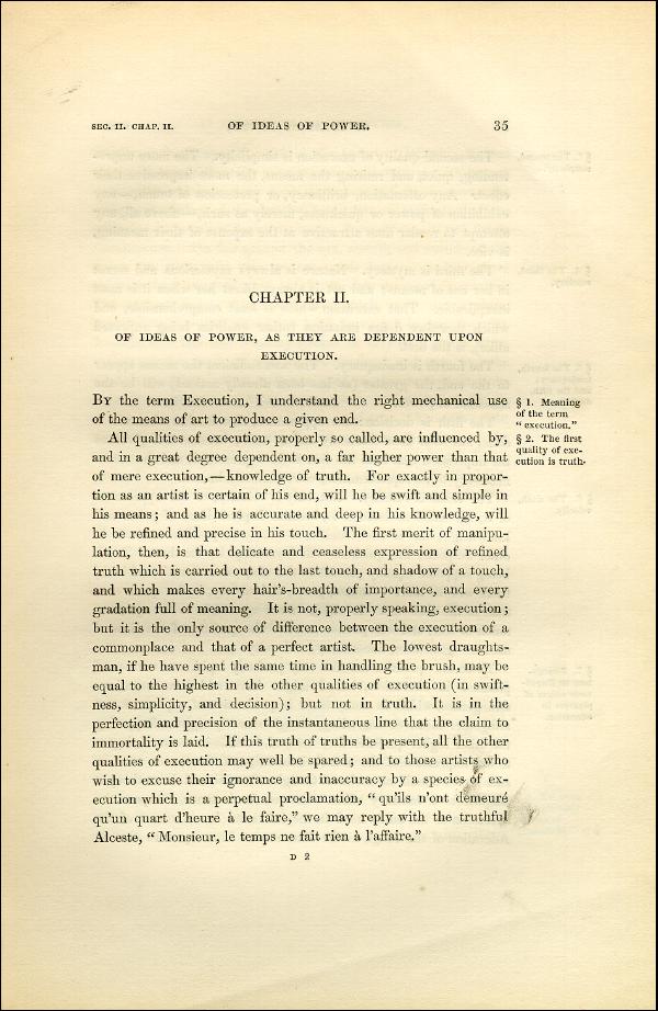 'Modern Painters' Volume I (1851 edition): Part I: Section II: Chapter II: Page 35