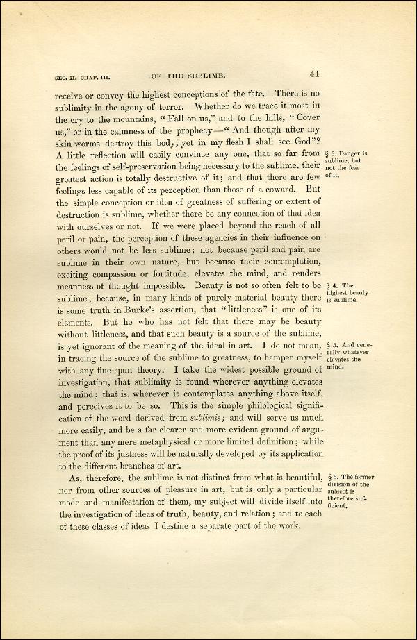 'Modern Painters' Volume I (1851 edition): Part I: Section II: Chapter III: Page 41