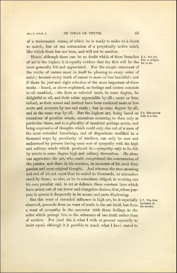 'Modern Painters' Volume I (1851 edition): Part II: Section I: Chapter I: Page 45