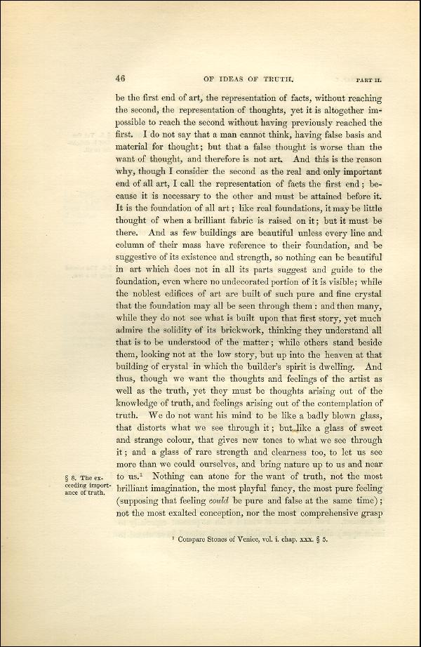 'Modern Painters' Volume I (1851 edition): Part II: Section I: Chapter I: Page 46