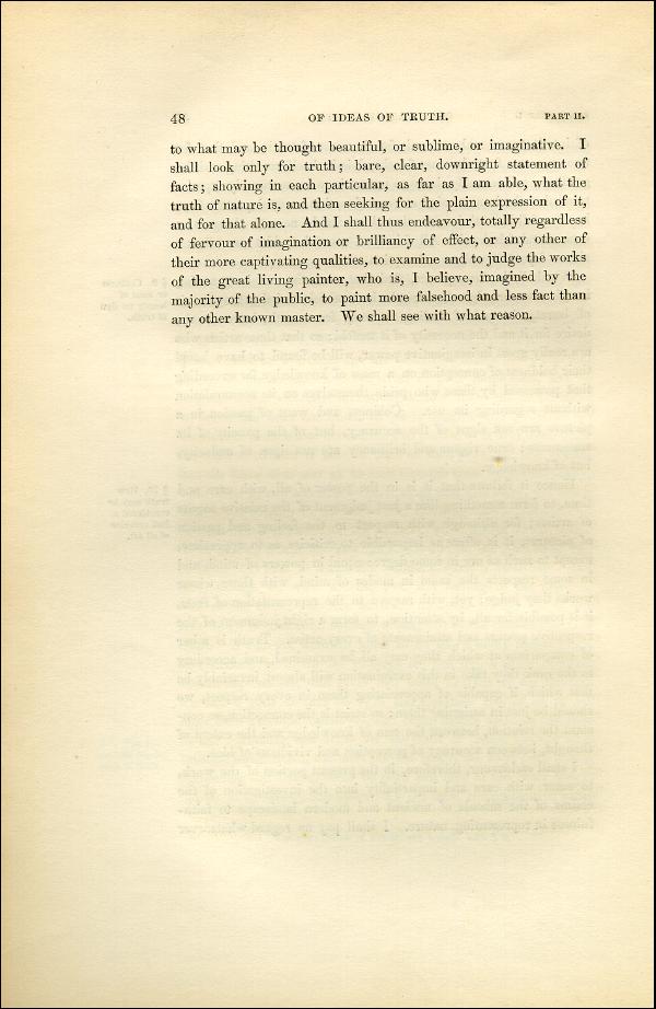 'Modern Painters' Volume I (1851 edition): Part II: Section I: Chapter I: Page 48