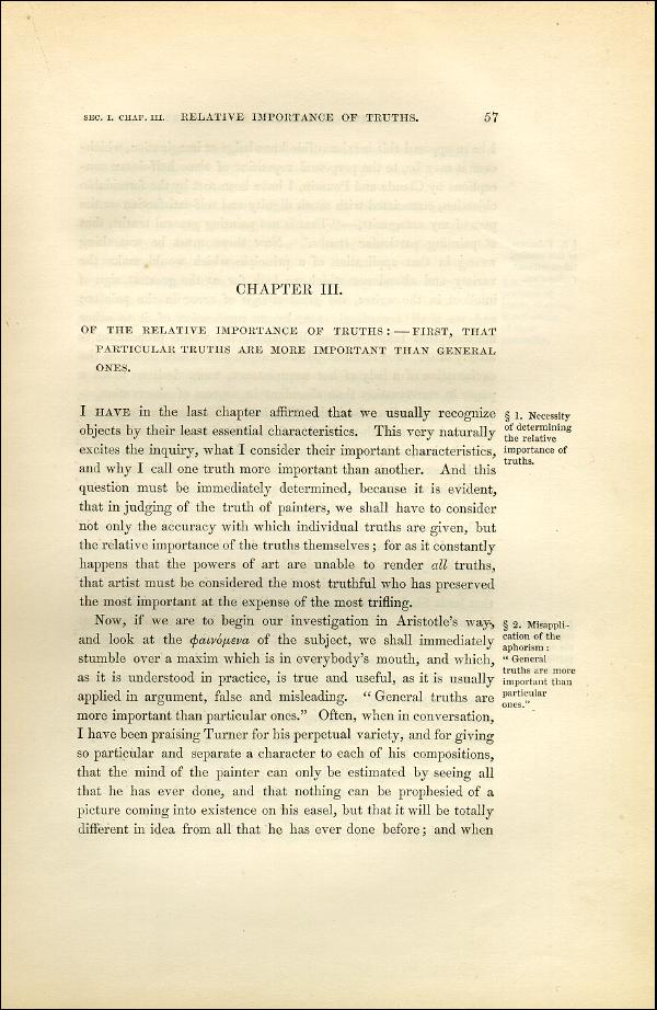 'Modern Painters' Volume I (1851 edition): Part II: Section I: Chapter III: Page 57