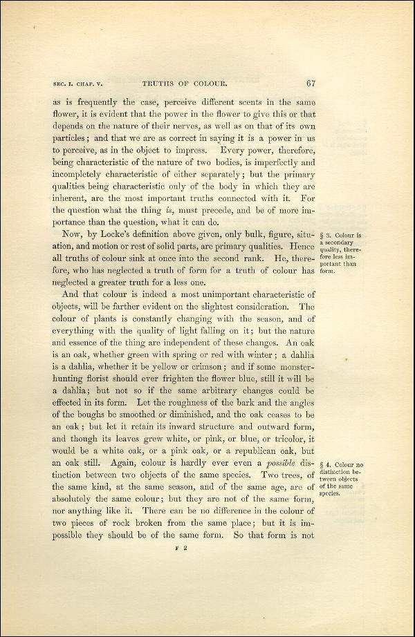 'Modern Painters' Volume I (1851 edition): Part II: Section I: Chapter V: Page 67