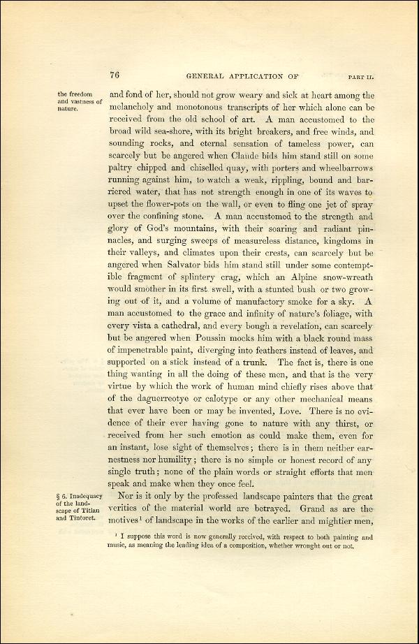 'Modern Painters' Volume I (1851 edition): Part II: Section I: Chapter VII: Page 76