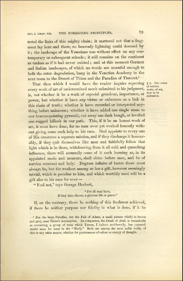 'Modern Painters' Volume I (1851 edition): Part II: Section I: Chapter VII: Page 79