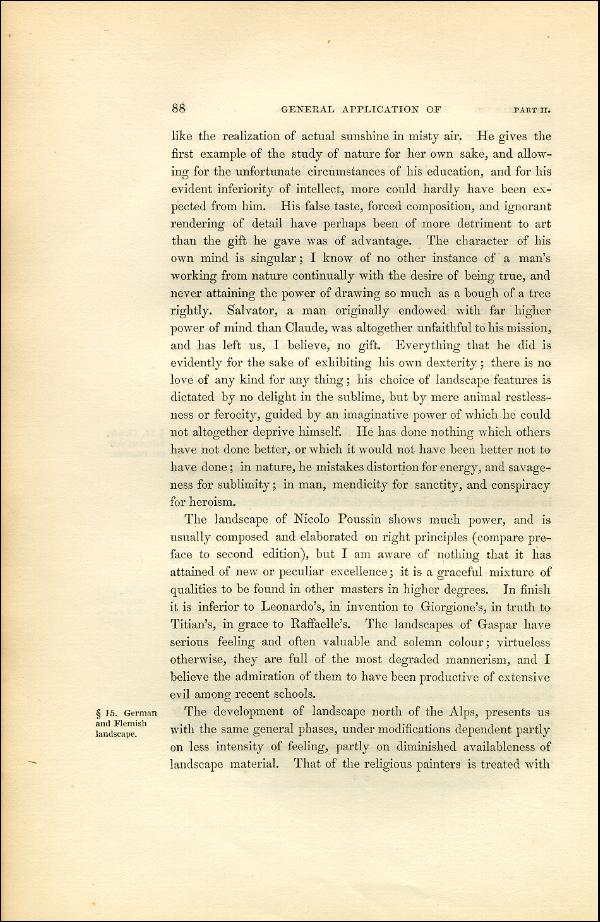 'Modern Painters' Volume I (1851 edition): Part II: Section I: Chapter VII: Page 88