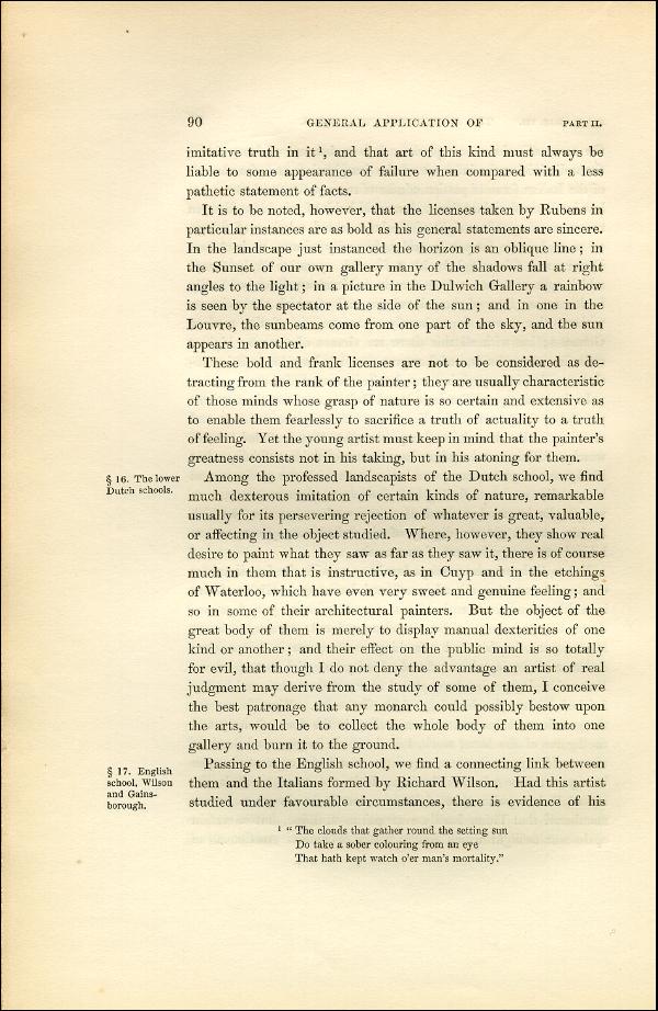 'Modern Painters' Volume I (1851 edition): Part II: Section I: Chapter VII: Page 90