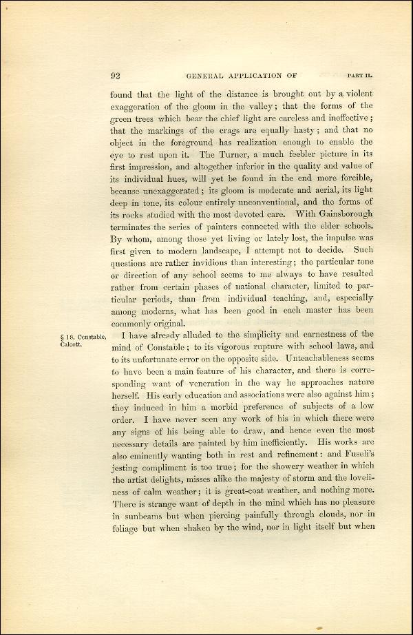 'Modern Painters' Volume I (1851 edition): Part II: Section I: Chapter VII: Page 92