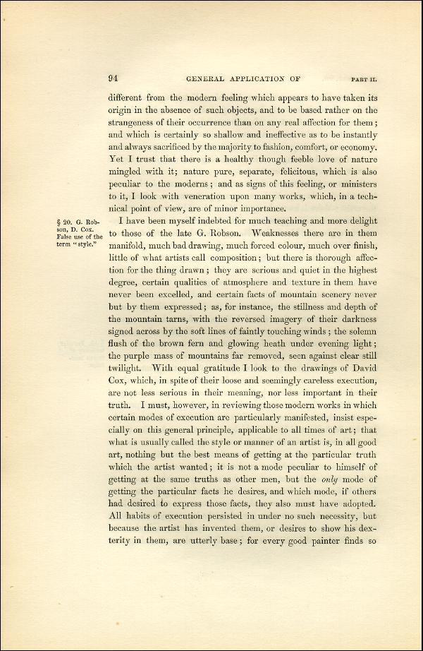 'Modern Painters' Volume I (1851 edition): Part II: Section I: Chapter VII: Page 94