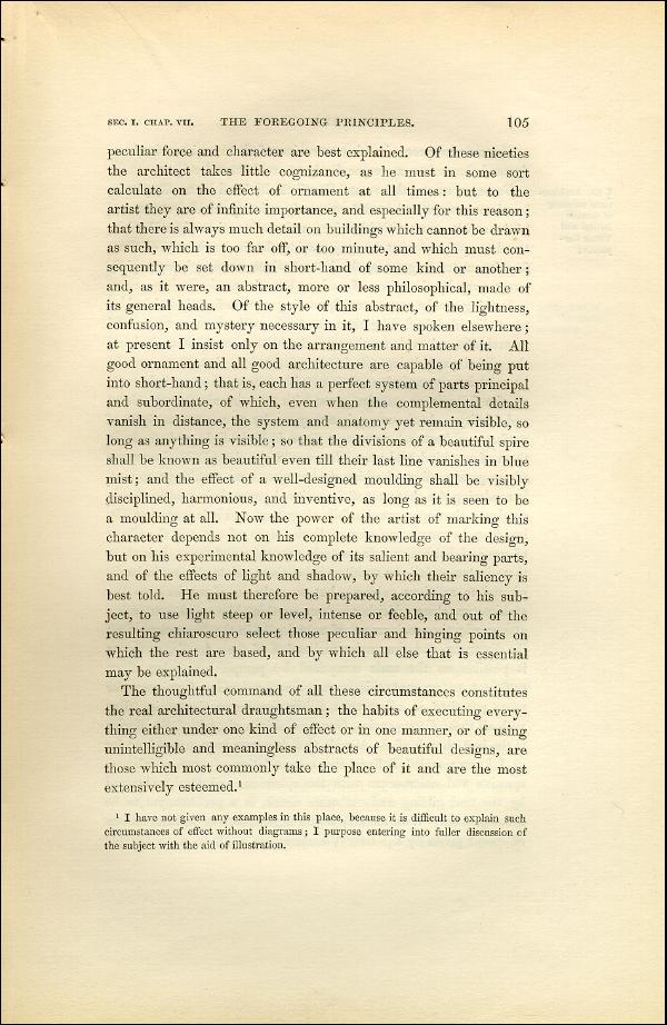 'Modern Painters' Volume I (1851 edition): Part II: Section I: Chapter VII: Page 105