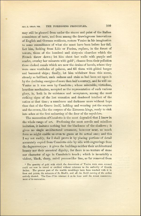 'Modern Painters' Volume I (1851 edition): Part II: Section I: Chapter VII: Page 109