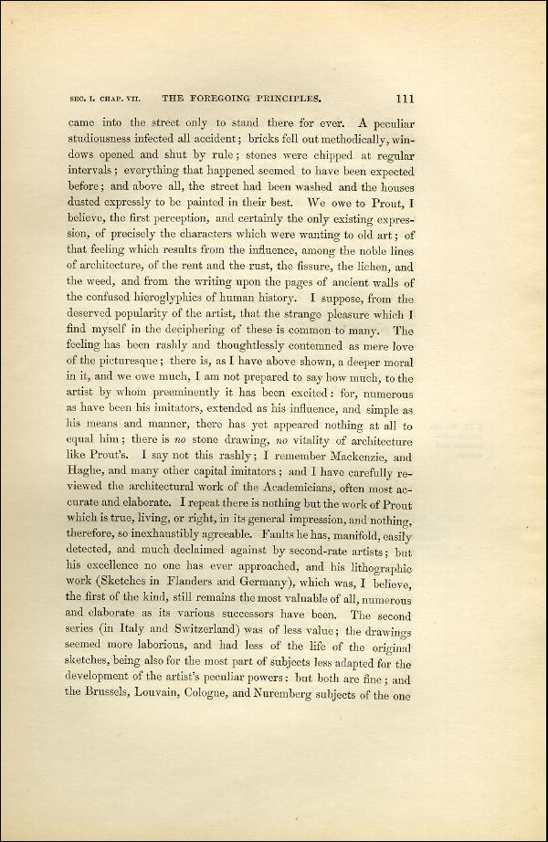 'Modern Painters' Volume I (1851 edition): Part II: Section I: Chapter VII: Page 111