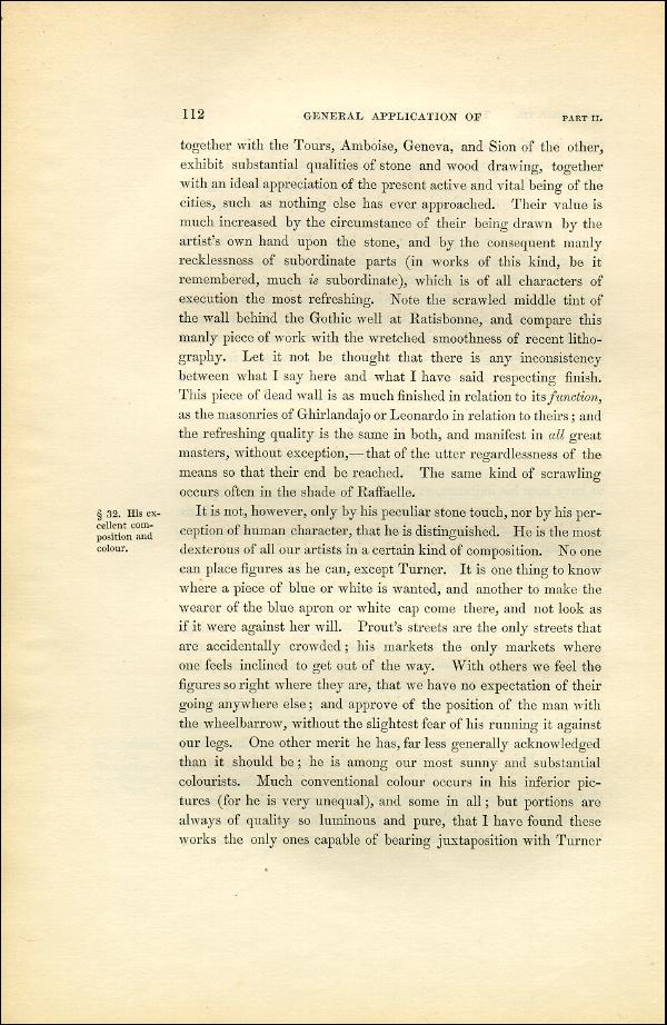 'Modern Painters' Volume I (1851 edition): Part II: Section I: Chapter VII: Page 112