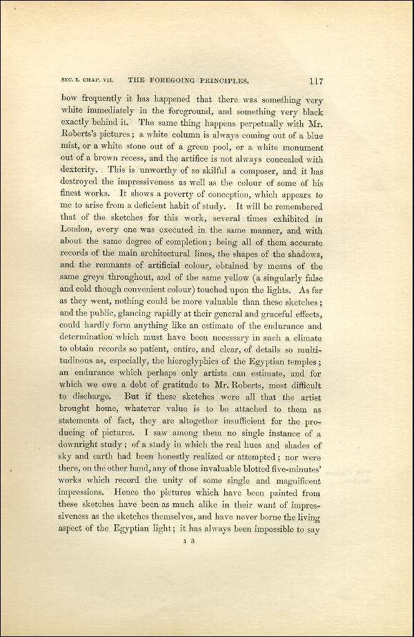 'Modern Painters' Volume I (1851 edition): Part II: Section I: Chapter VII: Page 117