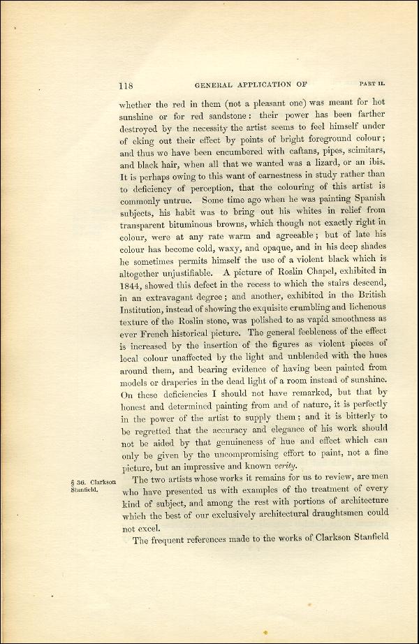 'Modern Painters' Volume I (1851 edition): Part II: Section I: Chapter VII: Page 118